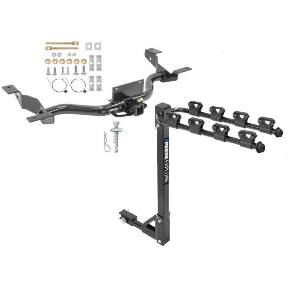 Trailer Tow Hitch w/ 4 Bike Rack For 1421 RAM ProMaster